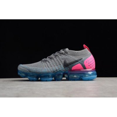 Nike Bayan Air Vapormax Flyknit 2.0 Gri / Pembe Koşu Ayakkabısı Türkiye - 6CVWV89U